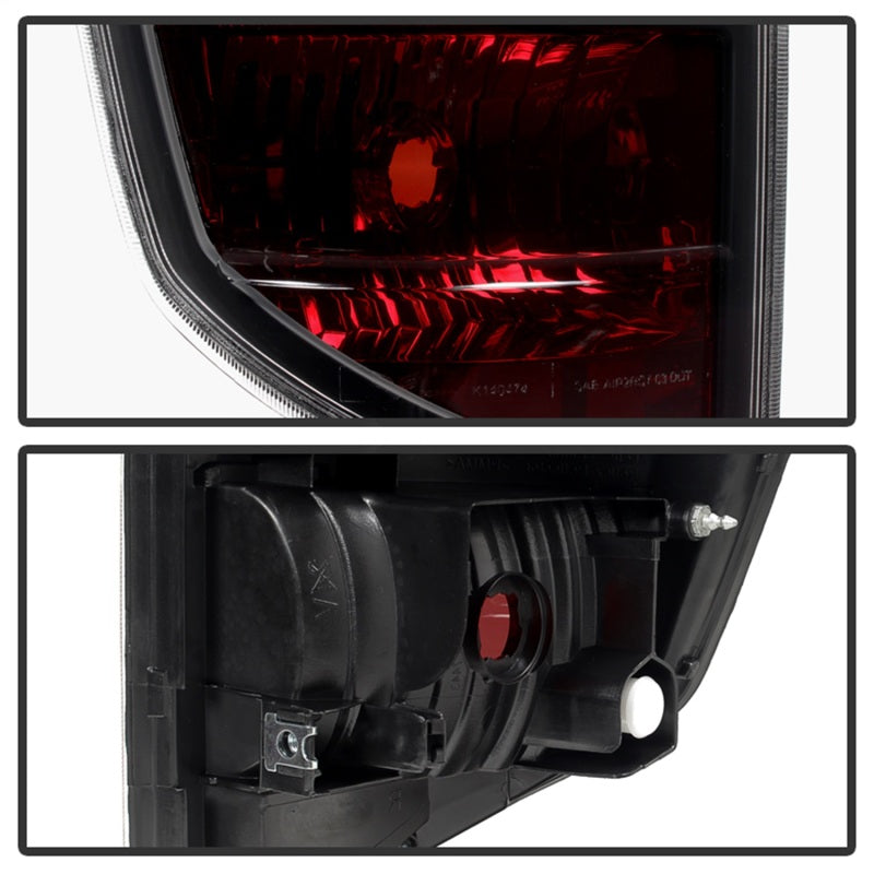 Xtune Honda Ridgeline Pickup 06-08 OEM Style Tail Lights Red Smoked ALT-JH-HRID06-OE-RSM - 9033193