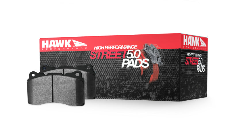 Hawk 2010-2014 Lexus GB460 HPS 5.0 Front Brake Pads - HB490B.665 for 1998-2019 Toyota Tacoma - alternate view