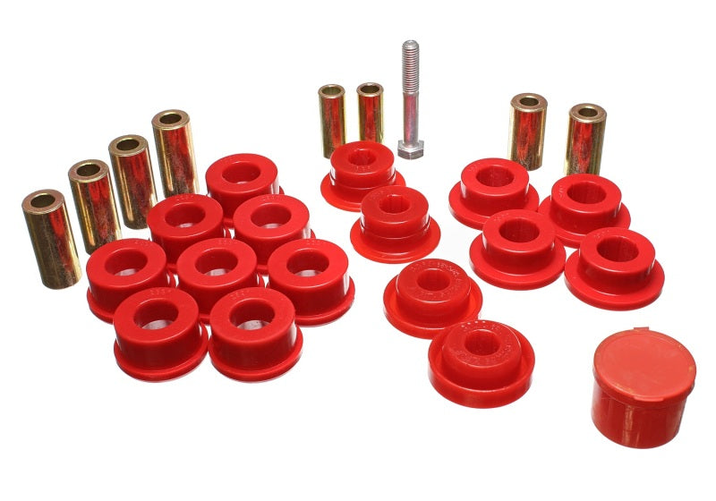 Energy Suspension Control Arm Bushings - Front - Red - 2.3108R