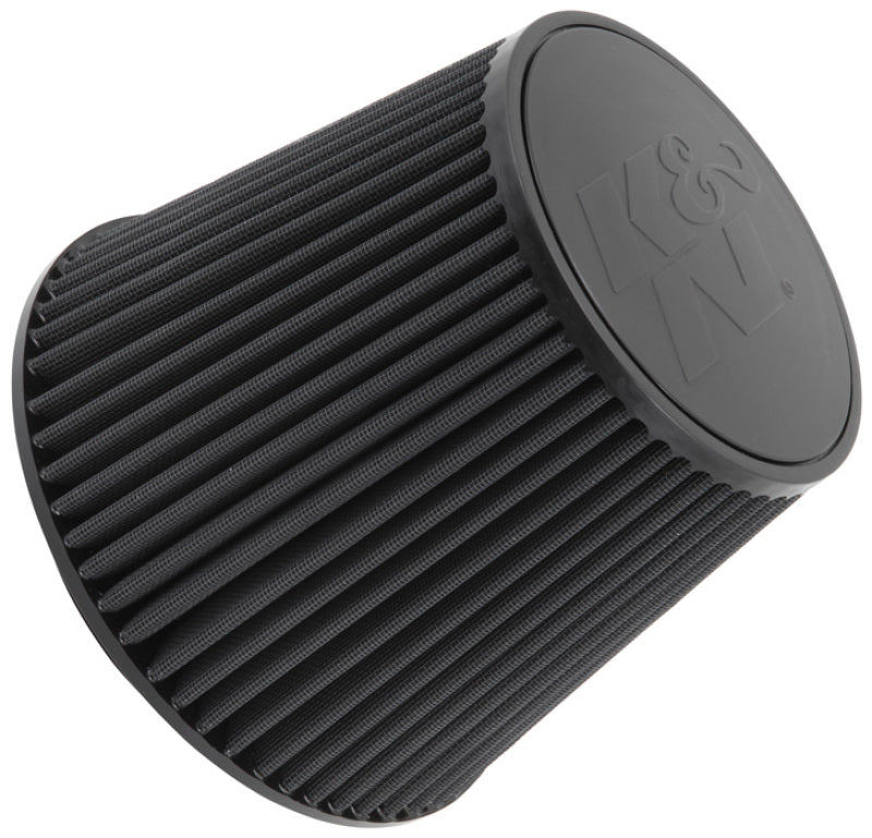 K&N Universal Rubber Filter-Round Tapered 6in Flange ID x 9in Base OD x 6.625in Top OD x 7.5in H - RU-5177HBK for 2011-2016 F