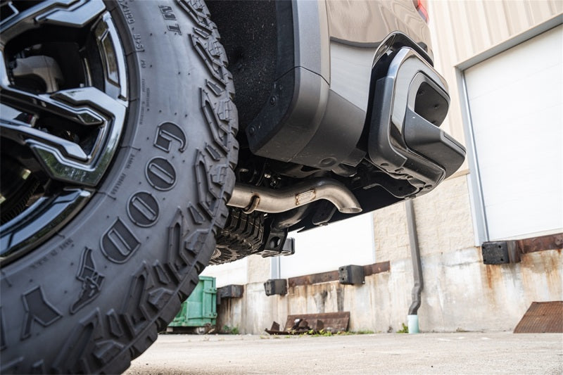 Corsa 22-23 Chevrolet Silverado 1500 Cat-Back Dual Rear Exit with Turn Down Tail Pipes - 21239