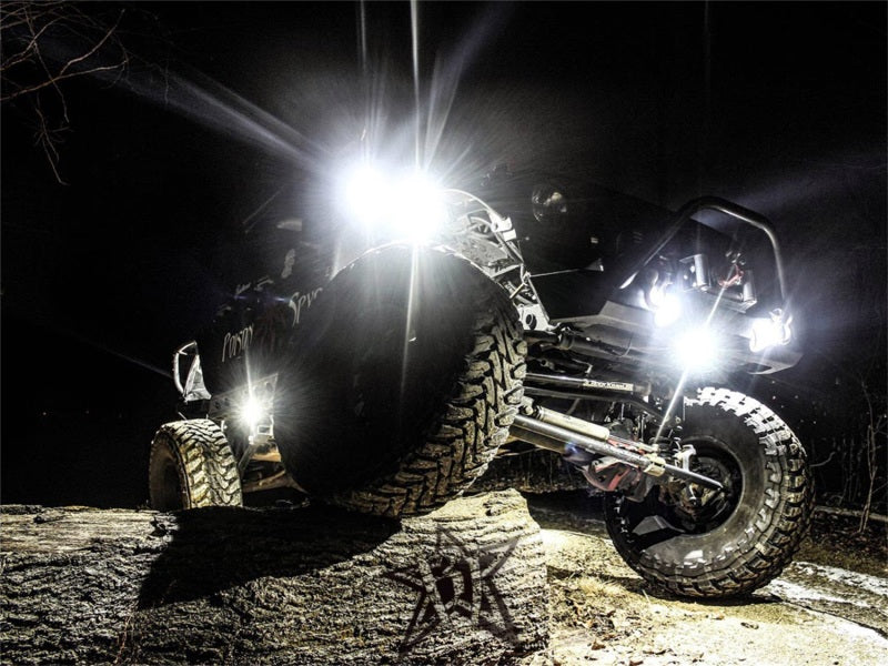 Rigid Industries Rock Light Kit- Red (4 lights) - 400213 by Rigid Industries - installed view