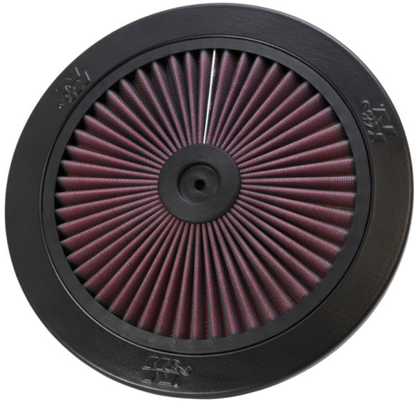K&N X-Stream Top Filter Only 11in - Black - 66-1101 by K&N Engineering - front view