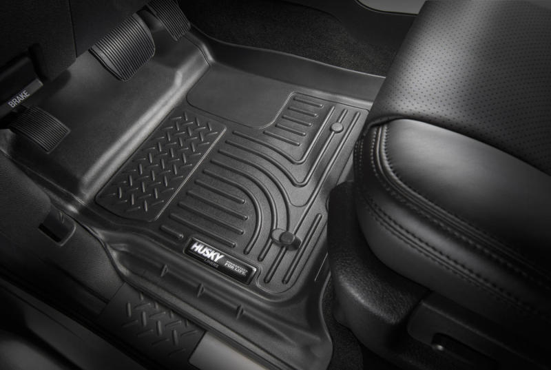 Husky Liners 2012 Ford Focus (4DR/5DR) WeatherBeater Combo Black Floor Liners - 98771