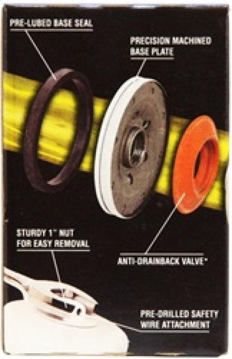 K&N Universal Performance Gold Oil Filter - HP-2006 for 1980-1990 Chevrolet Caprice - front view