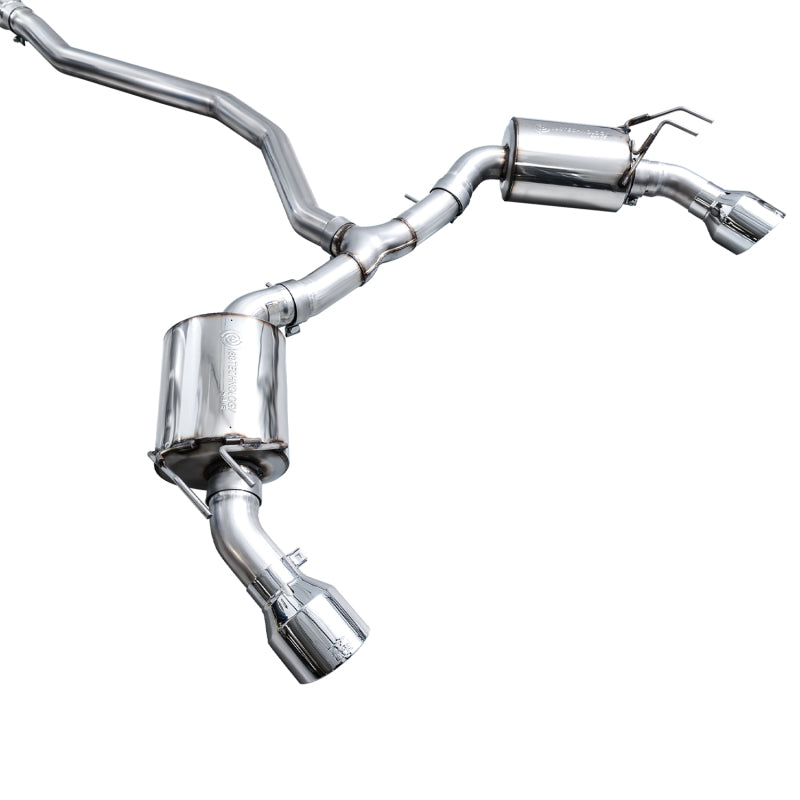 AWE Tuning 22+ Honda Civic Si/Acura Integra Touring Edition Catback Exhaust - Dual Chrome Silver Tip - 3015-32331