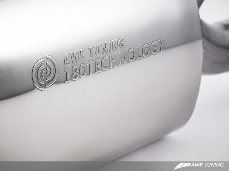 AWE Tuning Audi B8.5 S5 3.0T Touring Edition Exhaust System - Polished Silver Tips (90mm) - 3015-42028