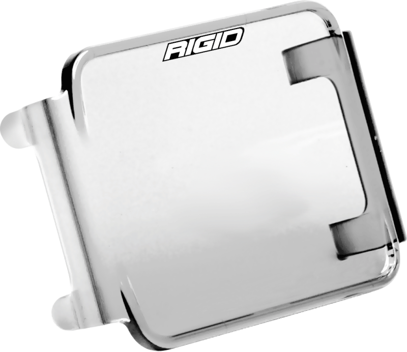 Rigid Industries Protective Polycarbonate Cover - Dually/D2 - Clear - 201923 by Rigid Industries - installed view
