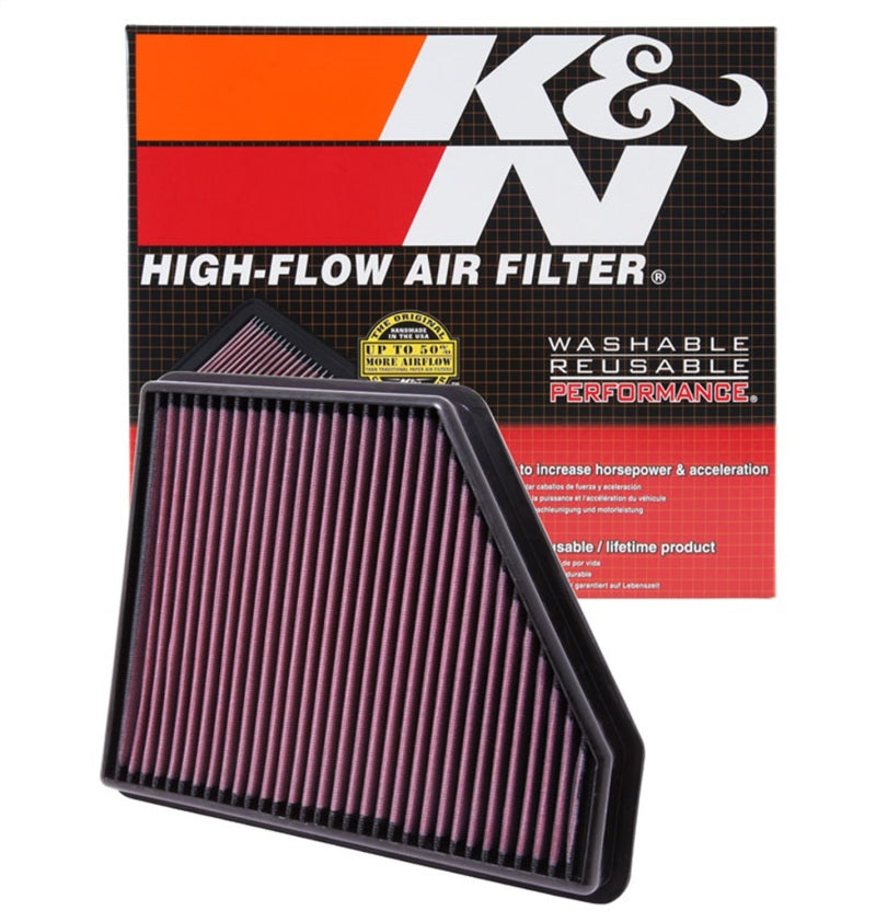 K&N 10 Chevy Camaro 3.6/6.2L Drop In Air Filter - 33-2434