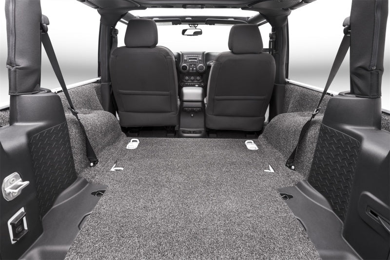 BedRug 07-10 Jeep JK 2Dr Rear 5pc Cargo Kit (Incl Tailgate &amp; Tub Liner) - BRJK07R2