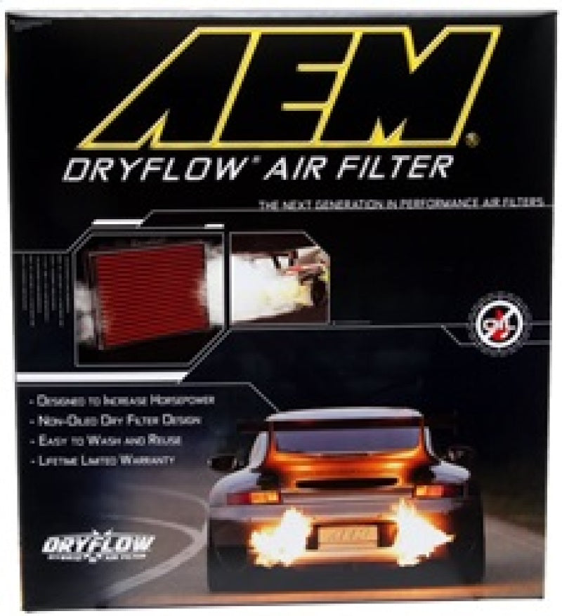AEM 08-14 WRX/STi / 08-10 Forester 8.75in O/S L x 8.563in O/S W x 2.438in H DryFlow Air Filter - 28-20304