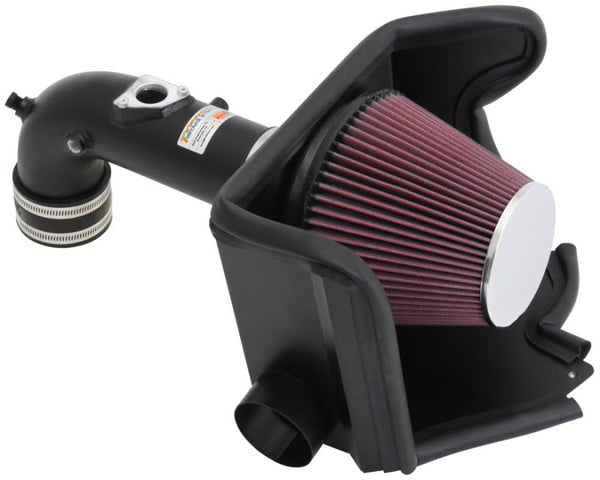 K&N 12-13 Toyota Camry 2.5L Black Typhoon Cold-Air Intake - 69-8620TTK for 2012-2017 Toyota Camry - front view