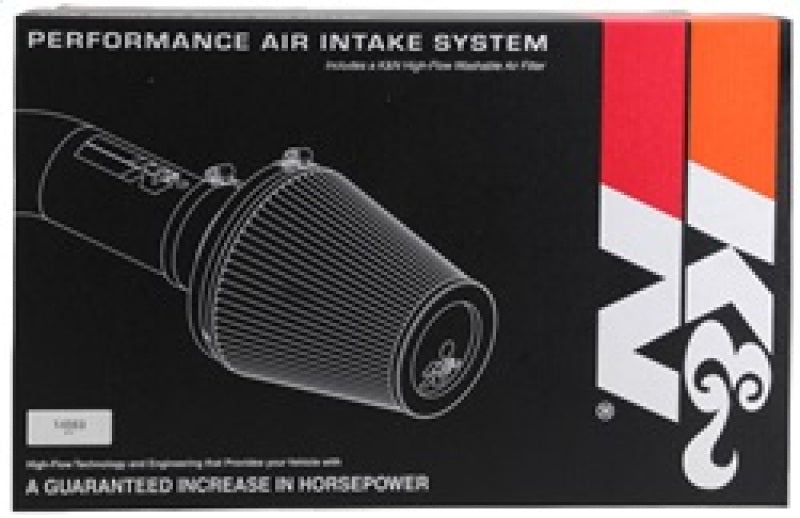K&N FIPK Chevy/GMC 2500/3500 V8 6.6L Performance Intake Kit - 57-3077 for 2011-2014 Chevrolet Silverado 2500 - installed view