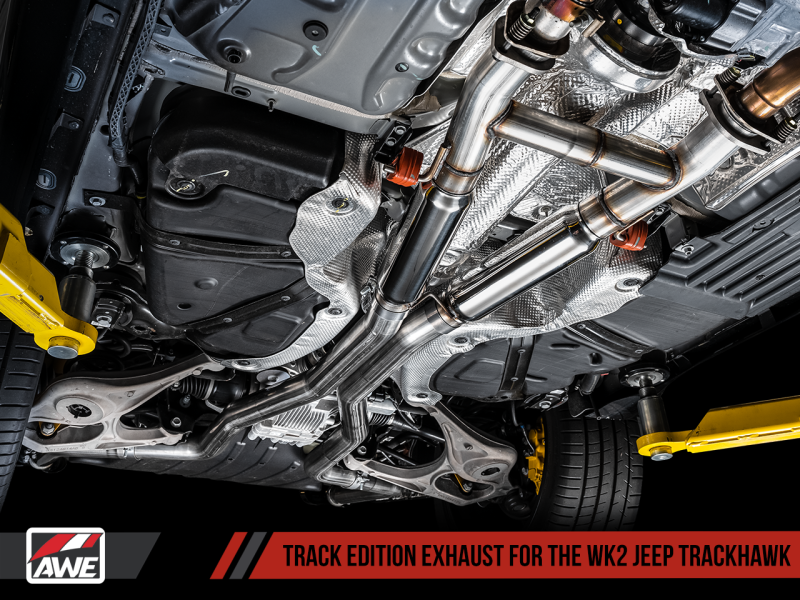 AWE Tuning 2020 Jeep Grand Cherokee SRT/Trackhawk Track Edition Exhaust - Use w/Stock Tips - 3020-31023