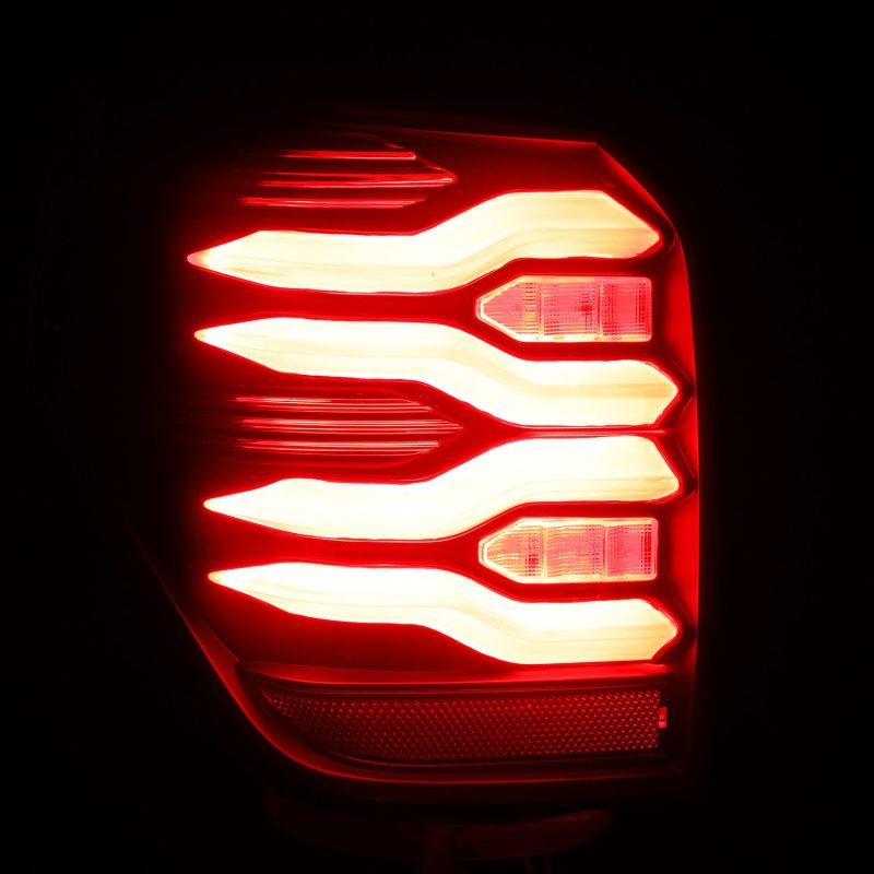AlphaRex 10-21 Toyota 4Runner LUXX LED Taillights Blk/Red w/Activ Light/Seq Signal - 690050