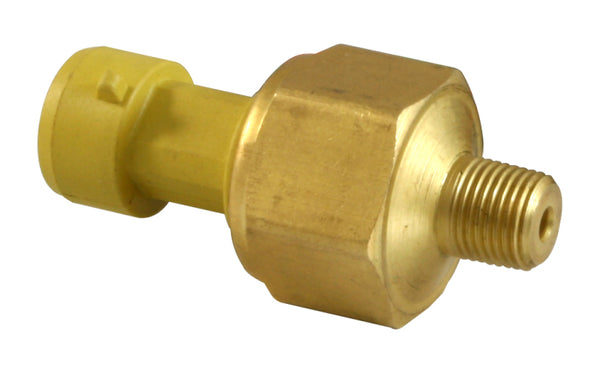 AEM 150 PSIg MAP Brass Sensor Kit (Includes 150 PSIg Brass Sensor & 12in Flying Lead Connector) - 30-2131-150 by AEM