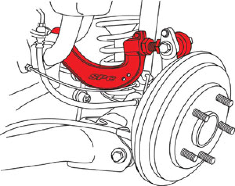 SPC Performance 16+ Honda Civic & CTR Adjustable Aluminum Rear Camber Arm - 67476 for 2016-2025 Honda Civic - detail view