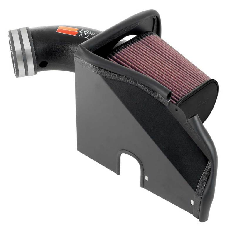 K&N 99-04 Chevy Impala / Pontiac Grand Prix V6-3.8L Performance Intake Kit - 57-3045 for 2000-2005 Chevrolet Impala - angle v