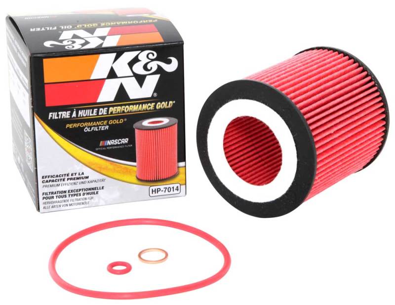 K&amp;N 2019 BMW M2 3.0L/M4 3.0L Cartridge Oil Filter - HP-7014