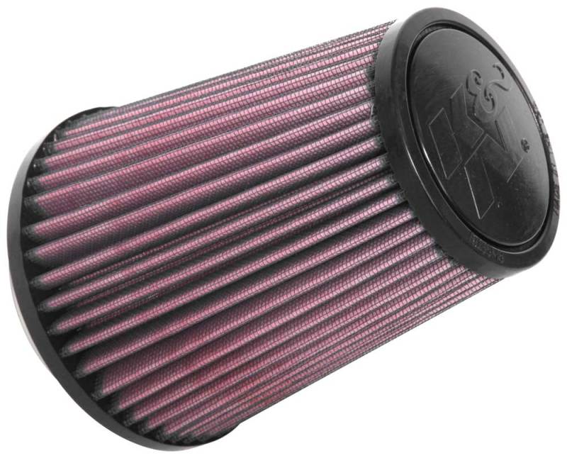 K&N Universal Tapered Filter 3.125in Flange ID x 5in Base OD x 3.5in Top OD x 6in Height - RU-3250 by K&N Engineering - front