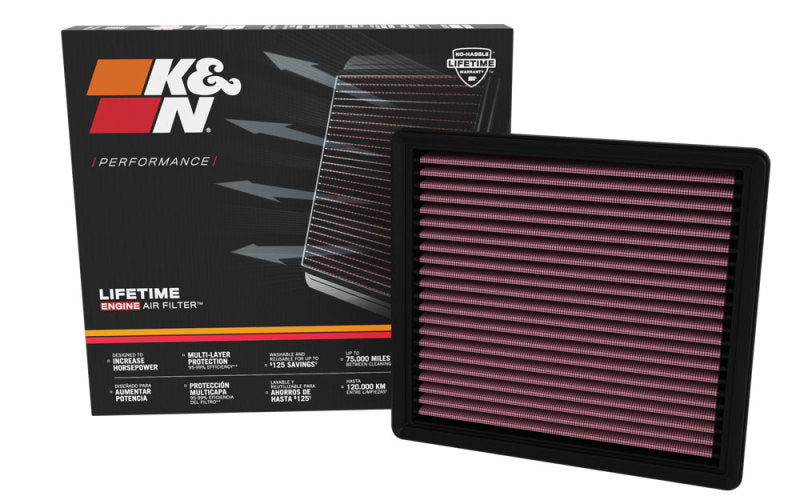 K&amp;N 21-23 Jeep Wrangler 6.4L V8 Replacement Air Filter - 33-5127