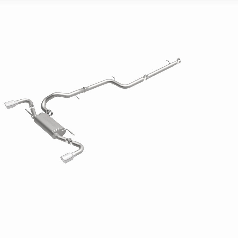 MagnaFlow 10-12 Mazda 3 L4 2.5L Hatchback Split Rear Exit Stainless Cat Back Performance Exhaust - 15146