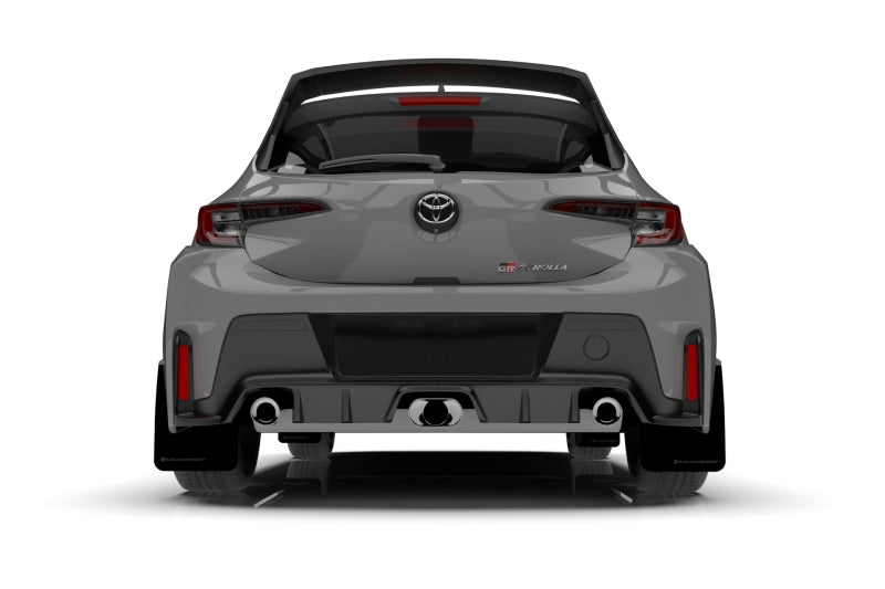 Rally Armor 2023 Toyota GR Corolla Black UR Mud Flap w/ Red Logo - MF89-UR-BLK-RD