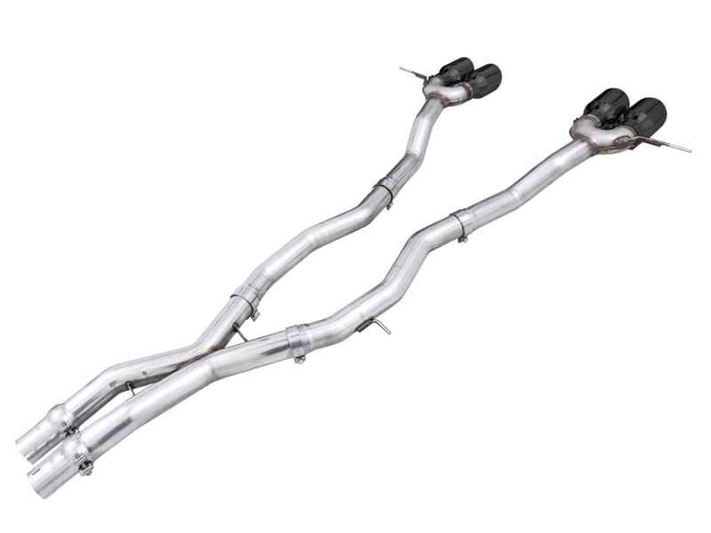 AWE Track Edition Catback Exhaust for BMW G8X M3/M4 - Diamond Black Tips - 3020-42482