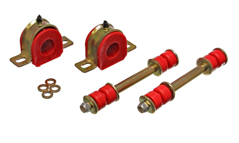 Energy Suspension 82-04 GM Blazer / S-10/15 Pickup Red Front Sway Bar Bushing Set (End Links Inc) - 3.5126R for 1982-2003 Che