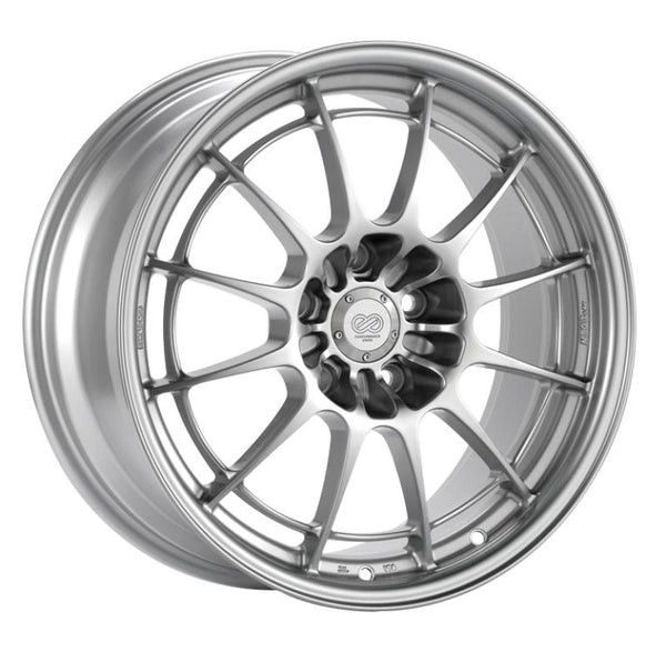 Enkei NT03+M 18x8.5 5x114.3 38mm Offset 72.6mm Bore Silver Wheel G35/350z - 3658856538SP by Enkei