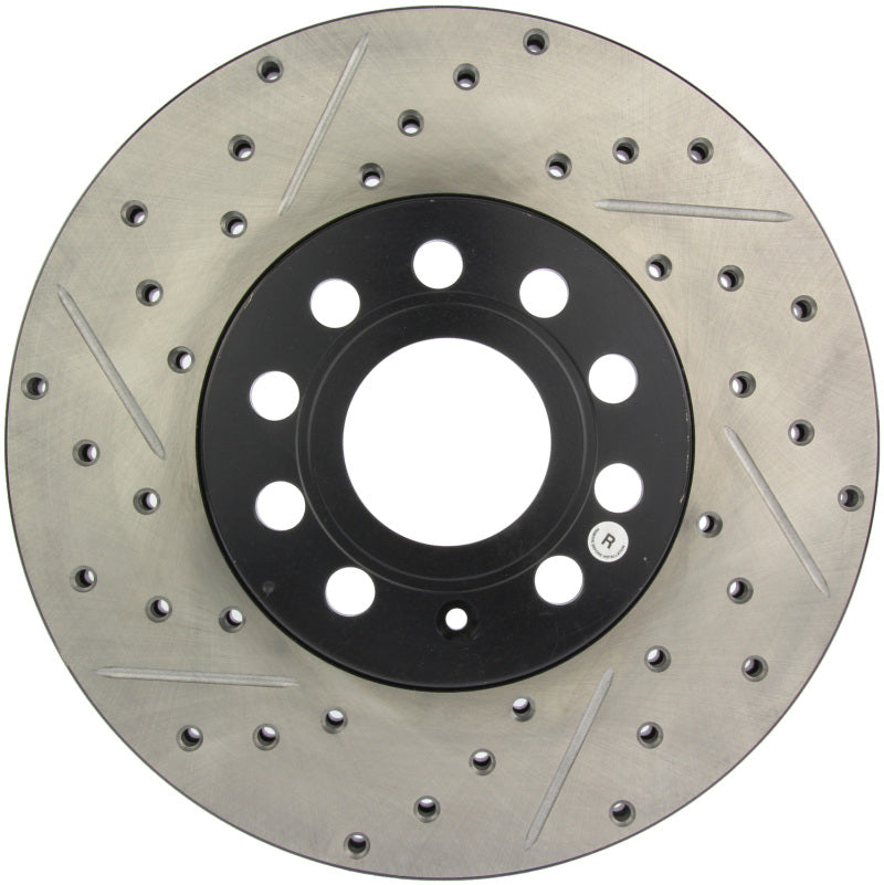 StopTech Slotted &amp; Drilled Sport Brake Rotor - 127.33110R