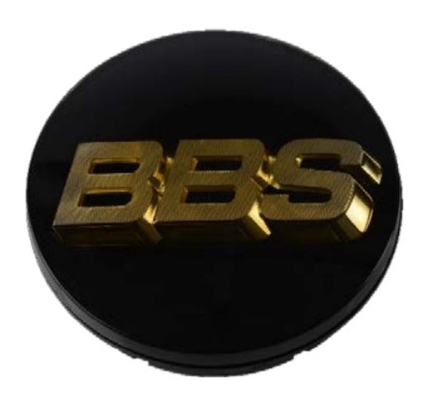 BBS Center Cap 70.6mm Black/Gold (3-tab) (56.24.080) - 56.24.073 by BBS