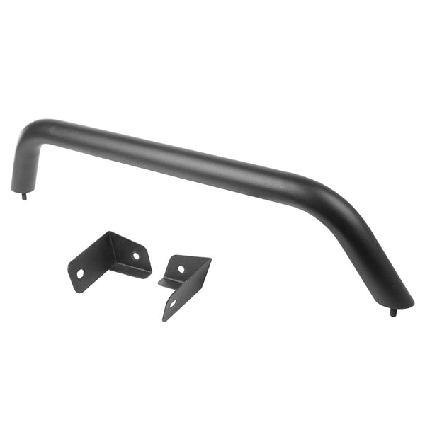 Rugged Ridge Arcus Front Bumper Tube Overrider Black 18-20 Jeep Wrangler JL - 11549.03 for 2018-2026 Jeep Wrangler - front vi