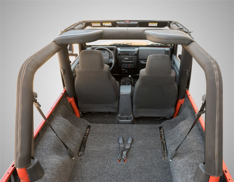 BedRug 03-06 Jeep LJ Unlimited Rear 4pc Cargo Kit (Incl Tailgate &amp; Tub Liner) - BRLJ04R