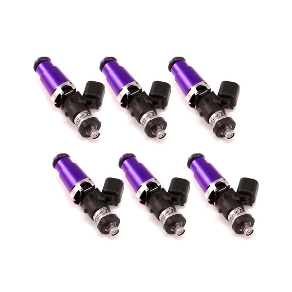 Injector Dynamics ID1050X Injectors 14mm (Purple) Adaptor Tops Denso Lower (Set of 6) - 1050.60.14.D.6 for 2007-2014 Toyota T