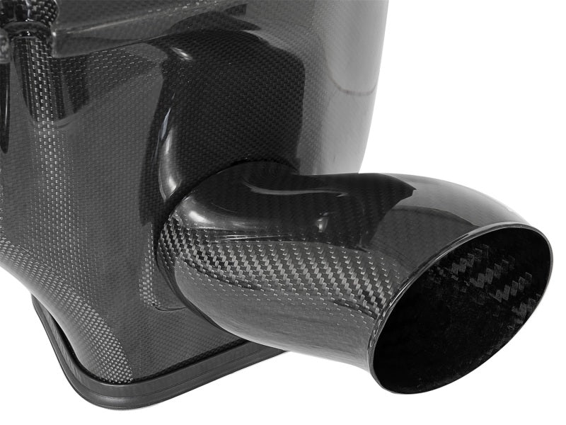 aFe Momentum GT Carbon Fiber Dynamic Air Scoop 15-18 Dodge Challenger V6-3.6L/V8-5.7L/6.4L HEMI - 54-72203-SF