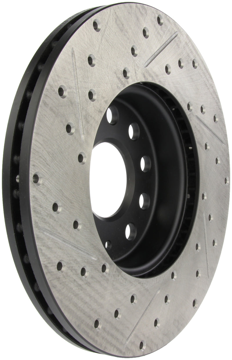 StopTech Slotted &amp; Drilled Sport Brake Rotor - 127.33110L