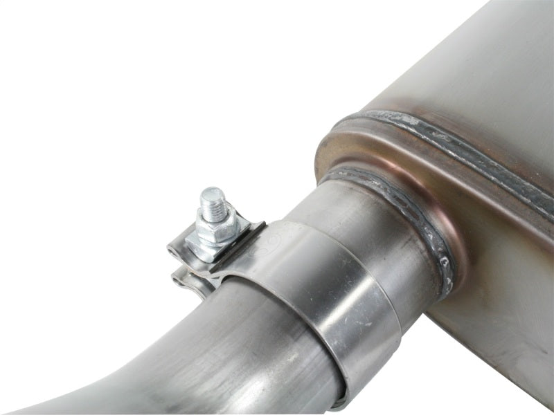aFe MACHForce XP Exhausts Cat-Back SS-409 EXH Jeep Wrangler TJ 97-06 I6-4.0L HT - 2.5 In. - 49-46223