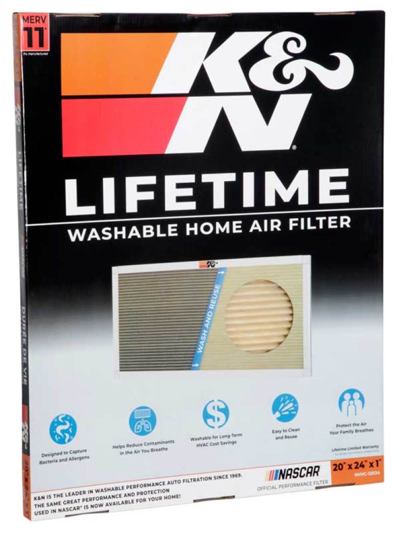 K&N HVAC Filter - 20 x 24 x 1 - HVC-12024