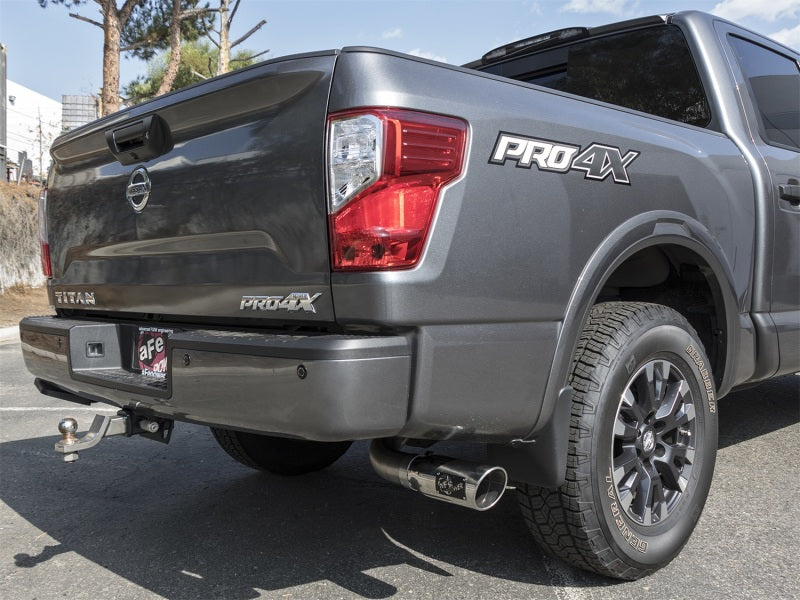 aFe MACH Force-Xp 2-1/2in Cat-Back Exhaust System w/ Polished Tip 16-17 Nissan Titan XD V8 5.6L - 49-46125-P