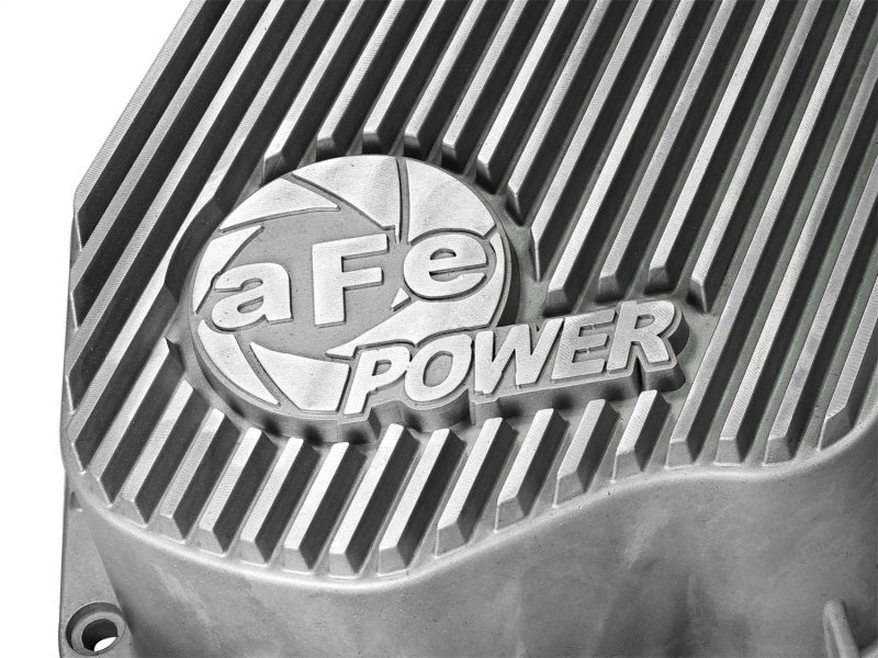 afe Rear Differential Cover (Raw; Street Series); Dodge Diesel Trucks 94-02 L6-5.9L (td) - 46-70030