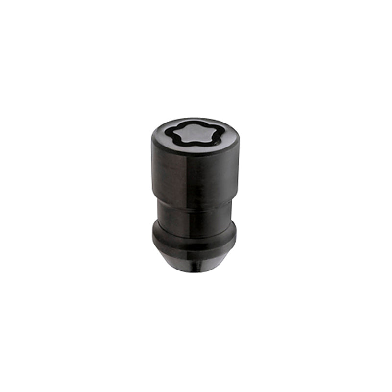 McGard Wheel Lock Nut Set - 4pk. (Cone Seat) M12X1.5 / 19mm &amp; 21mm Dual Hex / 1.46in. Length - Black - 24026