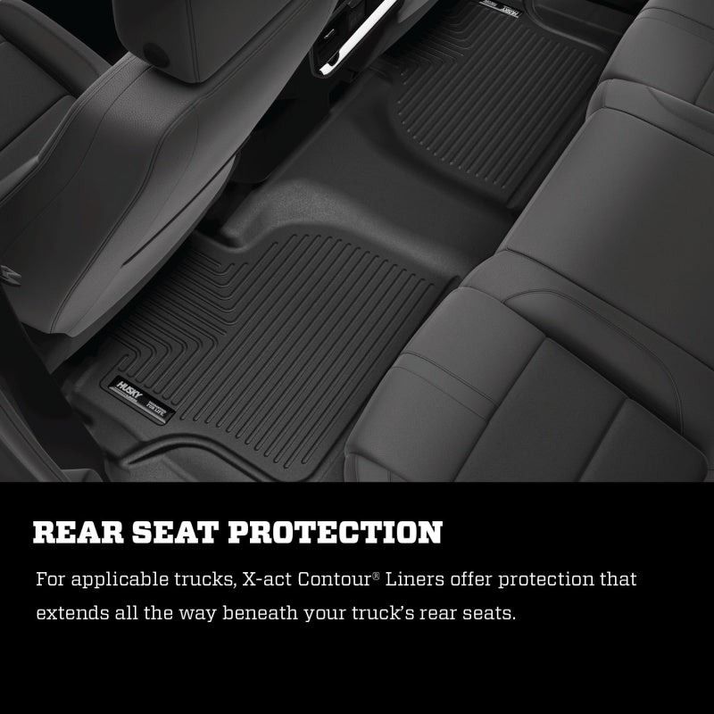 Husky Liners 2016 Toyota Tacoma Double Cab Pickup Black Front Floor Liners - 53741