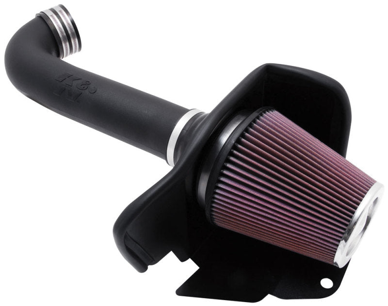 K&N 11-14 Jeep Grand Cherokee 5.7L V8 Performance Intake Kit - 57-1563 for 2011-2023 Dodge Durango - front view