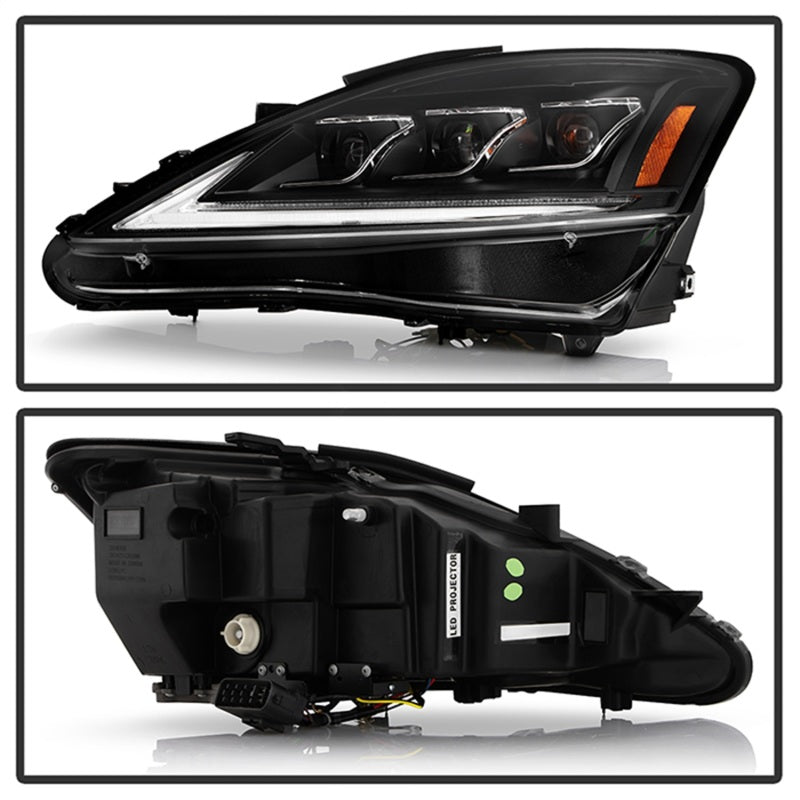 Spyder Apex 11-13 Lexus IS 250/350 Factory Xenon/HID Model Only High-Power LED Module Headlights - 5088826