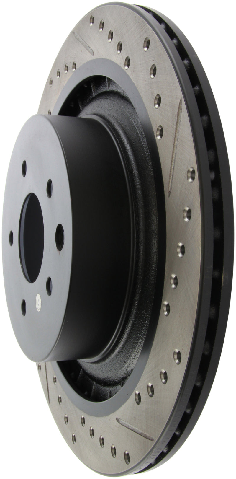 StopTech Infiniti G37 / Nissan 370Z SportStop Slotted &amp; Drilled Rear Left Rotor - 127.42101L