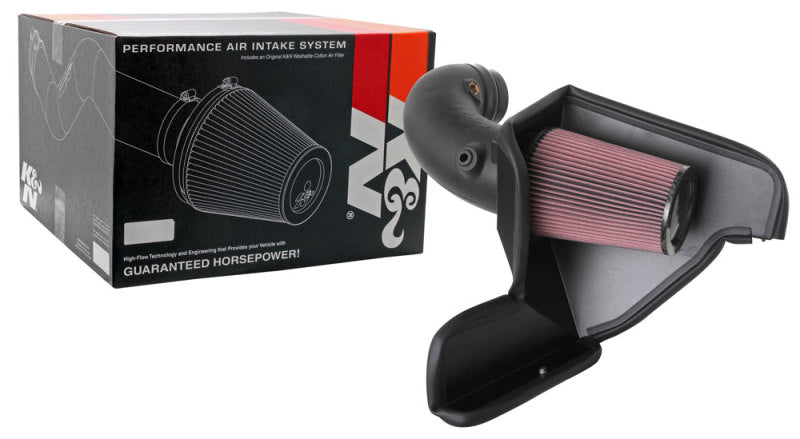 K&amp;N 20-21 Ford Mustang GT500 5.2L V8 Aircharger Performance Intake - 63-2515