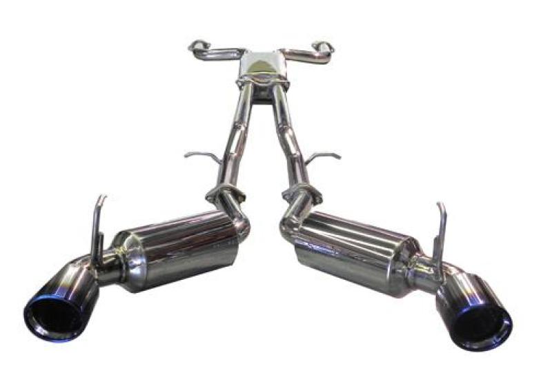 Injen 03-08 350Z Dual 60mm SS Cat-Back Exhaust w/ Built In Resonated X-Pipe - SES1987TT