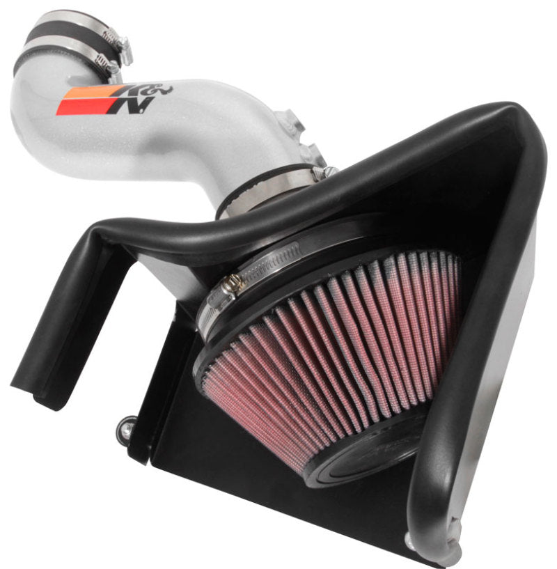 K&N 15-18 Hyundai Sonata L4-2.4L F/I Silver Typhoon Short Ram Intake - 69-5321TS