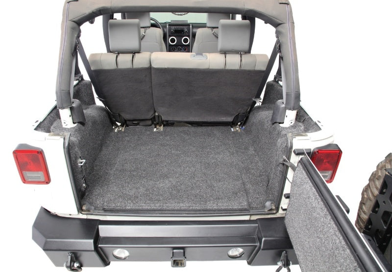 BedRug 07-10 Jeep JK 2Dr Rear 5pc Cargo Kit (Incl Tailgate &amp; Tub Liner) - BRJK07R2
